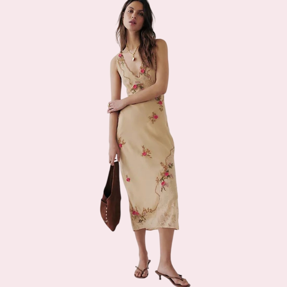 Free people meet again Midi Dress